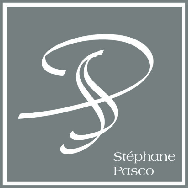Logo en gris de Stéphane PASCO, Pâtisserie, Chocolaterie à Nantes et Vertou