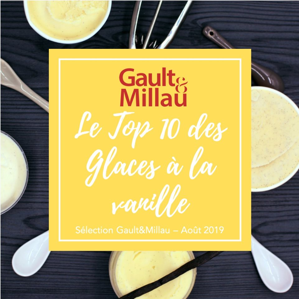 Le Classement Gault&Millau 2019 des meilleurs Glaces à la Vanille