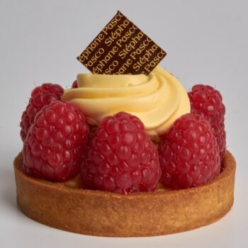 Tarte Caraïbe de Stéphane Pasco, entre Framboise et Fruits Exotiques
