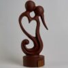 Figurine d'un Couple en Chocolat de Stéphane Pasco, artisan Chocolatier, artisan Chocolatier à Nantes