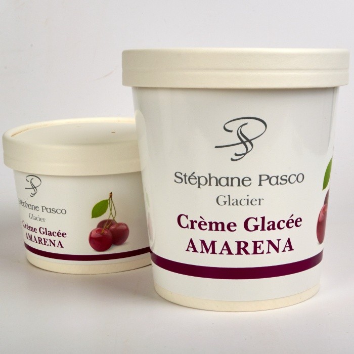 Crème Glacée Amarena - Glace Artisanale de Stéphane Pasco, Glacier à Nantes