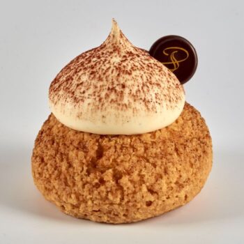 Chou Tiramisu, dans la pure tradition italienne, autour des saveurs du Café, de Stéphane Pasco, artisan Pâtissier à Nantes