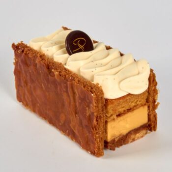 Mille-Feuilles Vanille Caramel de Stéphane Pasco, artisan Pâtissier à Nantes et Vertou