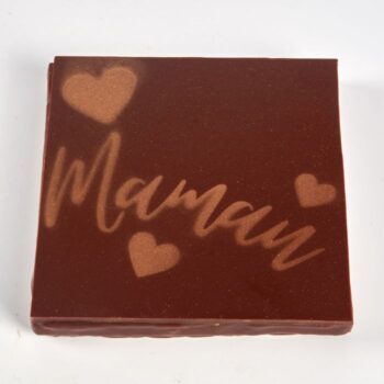 Maman, douceur en Chocolat Noir et Praliné Amande Noisette, de Stéphane Pasco, artisan Chocolatier à Nantes