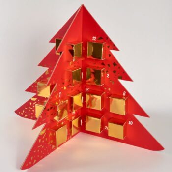 Calendrier de l'Avent en forme de Sapin de Stéphane Pasco, artisan Chocolatier à Nantes et Vertou