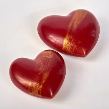 Coeur en Chocolat Lait Garni de 3 ou 8 bonbons de chocolat de Stéphane Pasco, artisan Chocolatier à Nantes