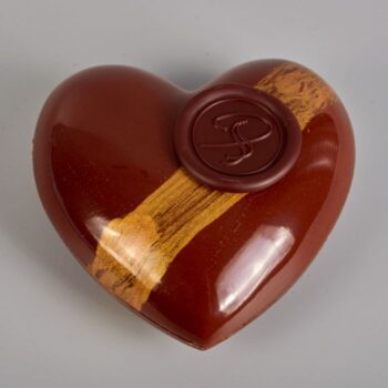 Coeur Garni en Chocolat Noir de Stéphane Pasco, artisan Chocolatier à Nantes et Vertou