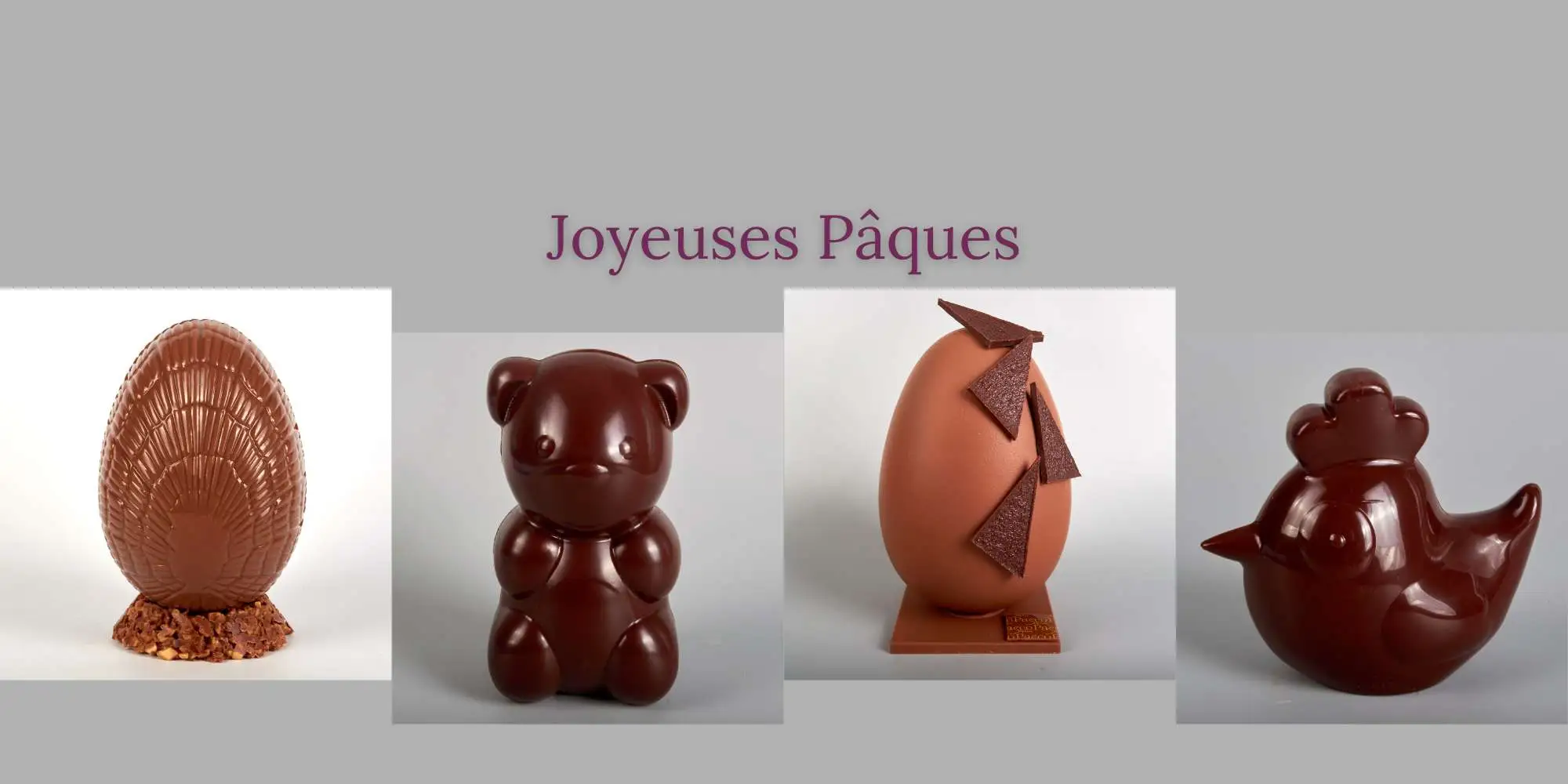 Moulages en Chocolat pour la Fête de Pâques 2026 de Stéphane Pasco