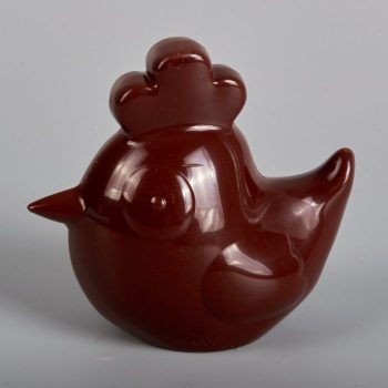 Moulage Poulette 50g de Pâques en Chocolat Noir de Stéphane Pasco, artisan Chocolatier à Nantes