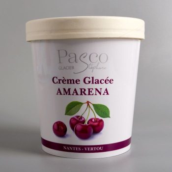 Crème Glacée Amarena de Stéphane Pasco, Artisan Glacier à Nantes et Vertou
