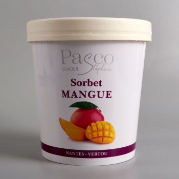 Sorbet Mangue de Stéphane Pasco, Artisan Glacier à Nantes et Vertou