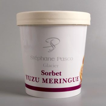 Sorbet Yuzu Meringue de Stéphane Pasco, Artisan Glacier à Nantes et Vertou