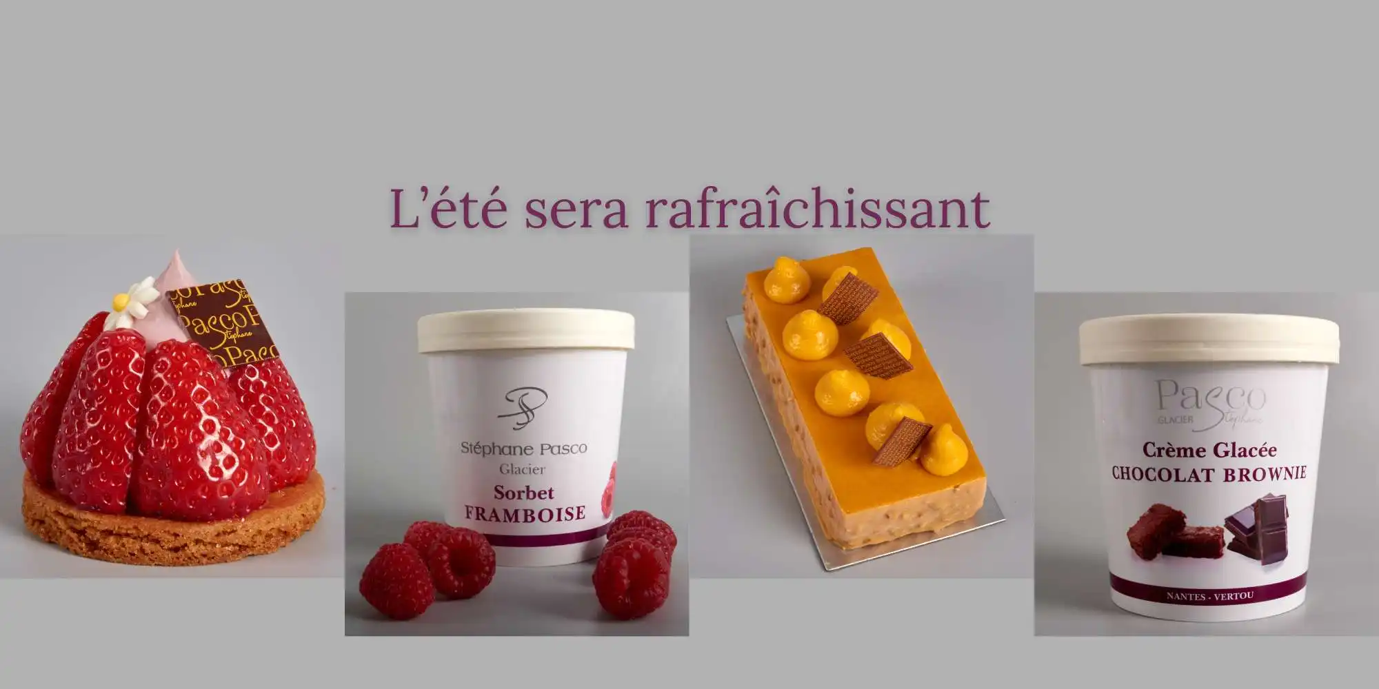 L'été sera rafraîchissant et gourmand avec le Pâtissier glacier nantais Stéphane Pasco