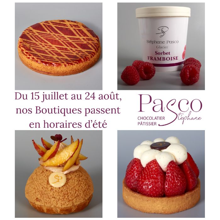 Nos boutiques passent en horaires d'été