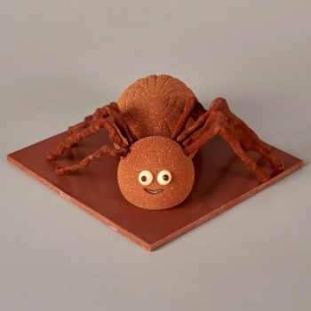 Araignée Halloween, en Chocolat Lait et Noir et Praliné Amande, de Stéphane Pasco, artisan chocolatier à Nantes et Vertou