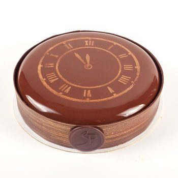 L'Heure du Réveillon, le dessert du Nouvel An aux saveurs du Chocolat et de la Griotte, de Stéphane Pasco, Pâtissier à Nantes et Vertou