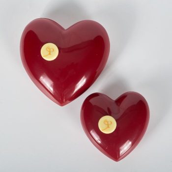 Coeur en Chocolat Lait garni de 3 ou 8 bonbons de chocolat de Stéphane Pasco, artisan Chocolatier à Nantes
