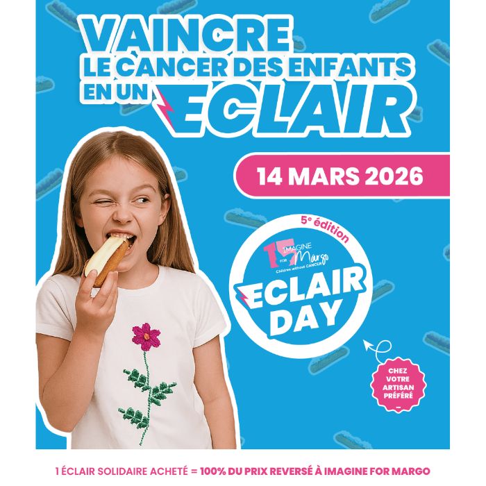 Eclair Day le 14 et 15 mars, pour vaincre le cancer des enfants en un éclair, avec Stéphane Pasco