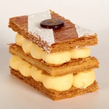 Mille-Feuilles Vanille de Stéphane Pasco, artisan pâtissier à Nantes et Vertou