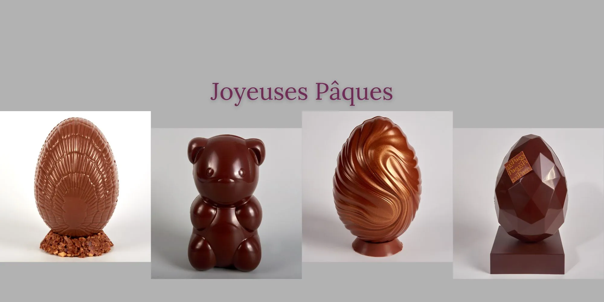 Moulages en Chocolat pour la Fête de Pâques 2026 de Stéphane Pasco