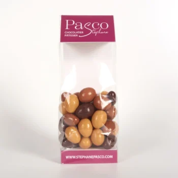 Sachet d'Oeufs Nougatine et Oeufs Feuilletés de 150 g de Stéphane Pasco, artisan Chocolatier à Nantes et Vertou