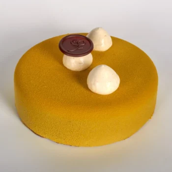 Pâtisserie Mamba 6 parts, chocolat passion et chantilly vanille de Stéphane Pasco, artisan à Nantes et Vertou