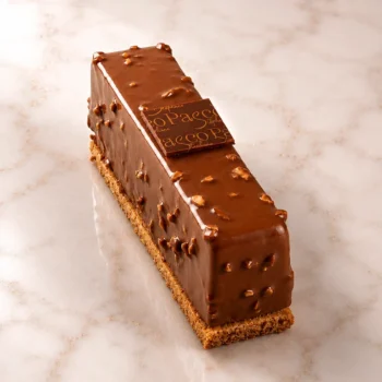Pâtisserie Facilité, entre Chocolat Lait et Caramel Beurre Salé, une des pâtisseries incontournables de Stéphane Pasco, artisan Pâtissier à Nantes et Vertou