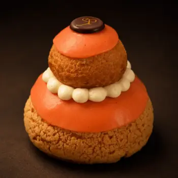 Chou Nougat Abricot, une douceur fruitée de Stéphane Pasco, artisan Pâtissier à Nantes et Vertou
