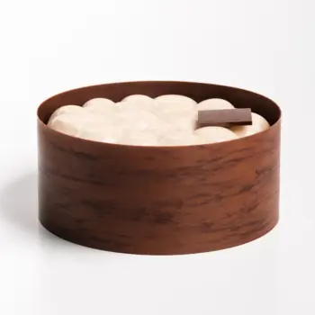 Entremet Glacé Caramélia, entre Vanille et caramel, de Stéphane Pasco, Pâtissier Glacier à Nantes et Vertou