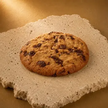 Cookie aux pépites de Chocolat, croquant à l'extérieur, moelleux à l'intérieur, de Stéphane Pasco, artisan Pâtissier à Nantes