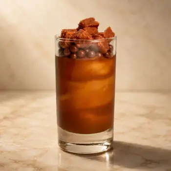 Verrine Glacée Caramélia, entre Caramel, Vanille et Sablé Breton, de Stéphane Pasco, artisan glacier à Nantes et Vertou