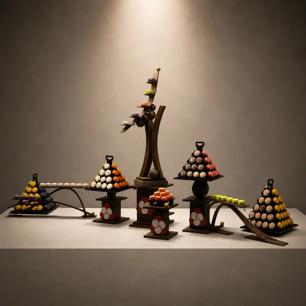 [Pièce en Chocolat Noir, de Stéphane Pasco, réalisée pour une entreprise]
