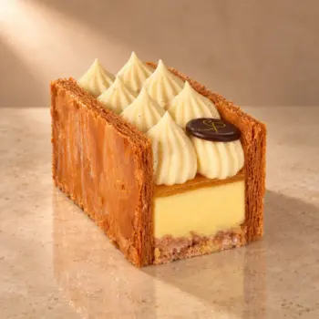 Mille-Feuilles Passion Vanille de Stéphane Pasco, artisan Pâtissier à Nantes et Vertou
