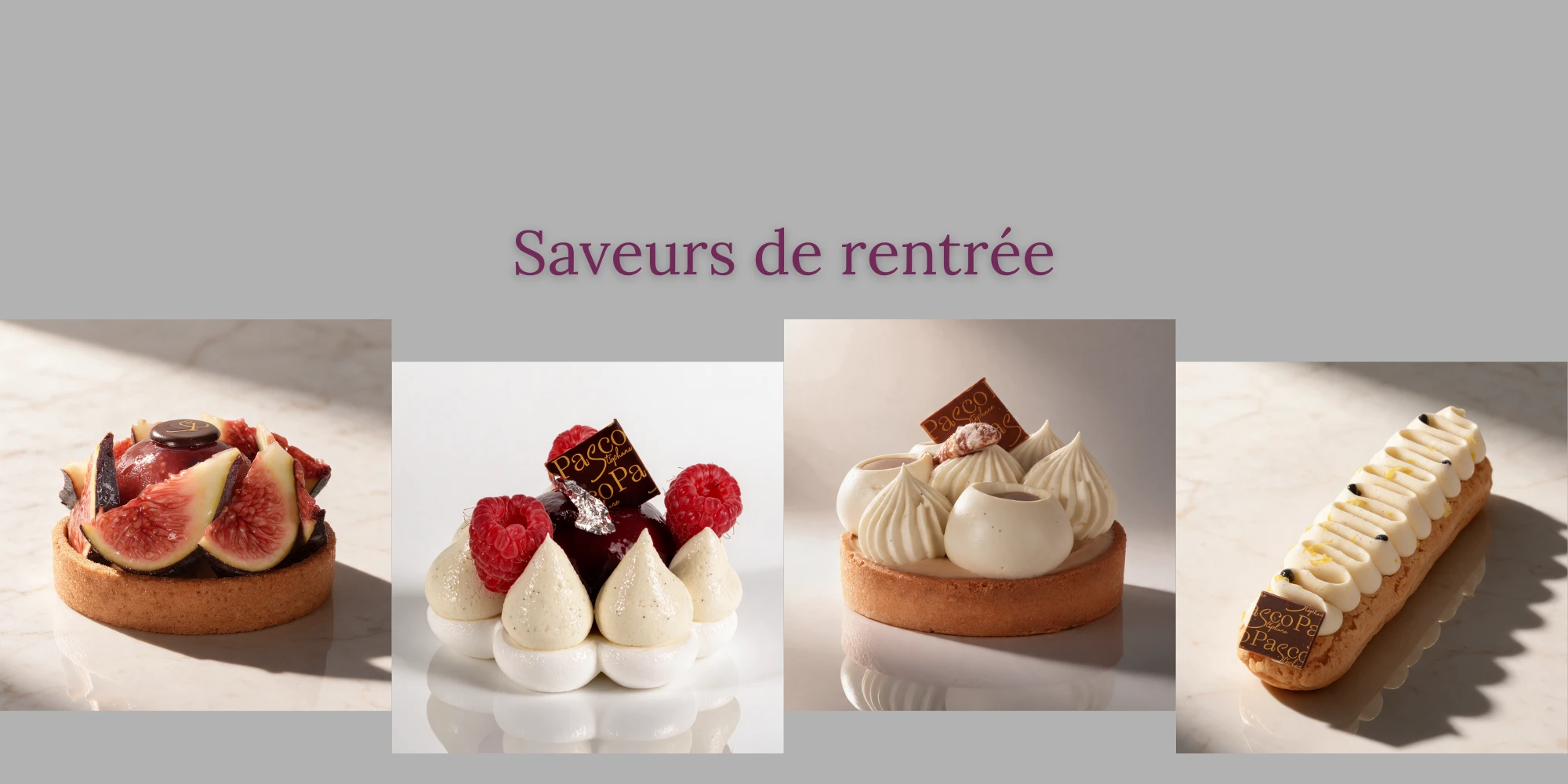 Créations de la rentrée chez le Pâtissier nantais Stéphane Pasco